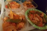 Chicken fajitas with brown rice