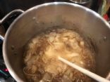 Onion Soup with Mozzerala Cheese