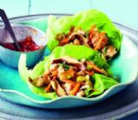 Sesame-chicken lettuce wrap 