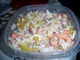 Cole Slaw Salad with Peanut dressing
