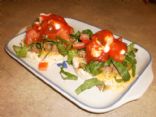 White Cheddar Rice Cake Tostadas